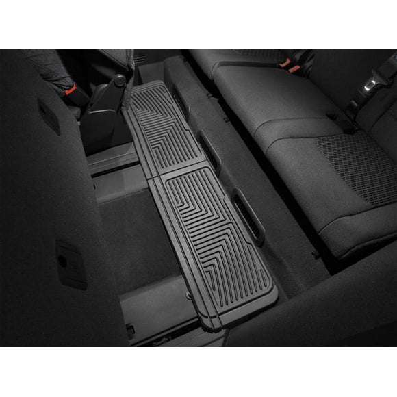 Weathertech Floor Mat W60 All-Weather; Cut-To-Fit; Deeply Sculpted Channels; Black; Thermoplastic Elastomer TPE; 1 Piece