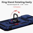 thumbnail image 3 of Estuche GANGXUN para iPhone XR, soporte giratorio 360°, estilo mecánico y magnético, 3 of 5