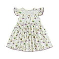 thumbnail image 4 of Rggeeun Girls Carnival Sleeveless Dress With Cartoon Print Cute Fresh Style Casual Party Wear Toddler Kid Cute O-Neck Sundress, 4 of 4