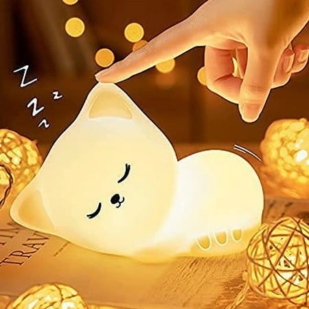 Sinmi Veilleuse Bebe Veilleuse Rechargeable Pour Enfants Chat Lampe De Chevet Tactile Veilleuse Pour Bebe Fille Et Garcon Lumiere Led Lumiere Cadeau Anniversaire Forme Chat Endormi Walmart Canada Sinmi Veilleuse Bebe Veilleuse Rechargeable Pour Enfants Chat Lampe De Chevet Tactile Veilleuse Pour Bebe Fille Et Garcon Lumiere Led Lumiere Cadeau Anniversaire Forme Chat Endormi Walmart Canada