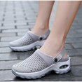 thumbnail image 2 of Zuecos ortopédicos de malla con soporte para el arco, zapatillas transpirables para exteriores para mujer, 2 of 5