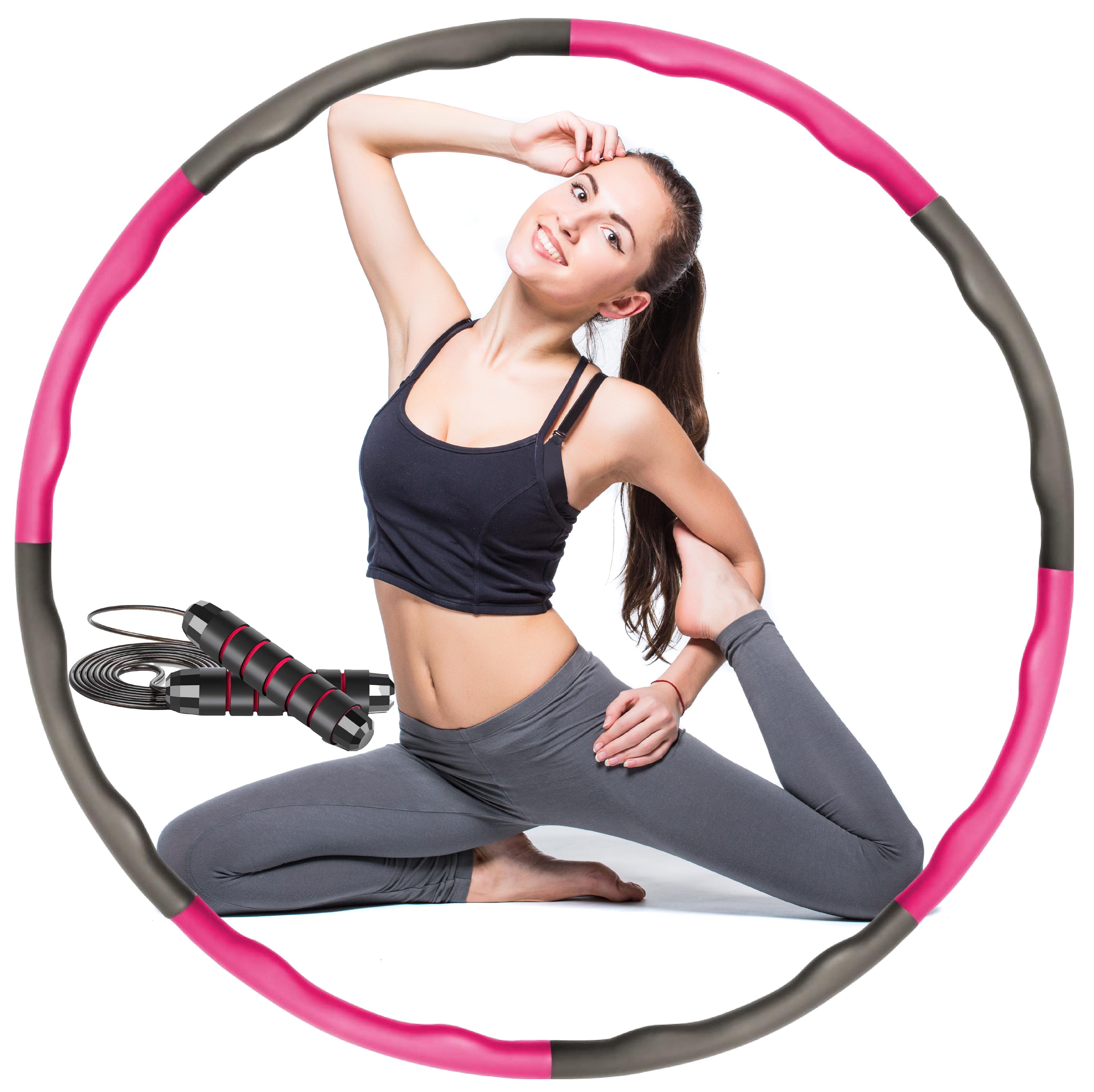 Exercise Fitness Hula Hoop with Free Jumping Rope Walmart