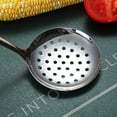 thumbnail image 5 of ReaNea Cooking Skimmer, Stainless Steel Pasta Strainers for Kitchen Slotted Spoon（Silver）, 5 of 8