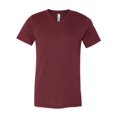 thumbnail image 1 of BELLA+CANVAS T-Shirt Jersey à Col en V pour Homme, 3TG, Heather Cardinal, 1 of 1