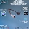 thumbnail image 3 of Backup Camera Replaces for 2012 2013 2014 2015 KIA RIO5 | 2016 2017 KIA RIO5 w/o Premium Audio System OE Part # 957601W310 957601W300, 3 of 5