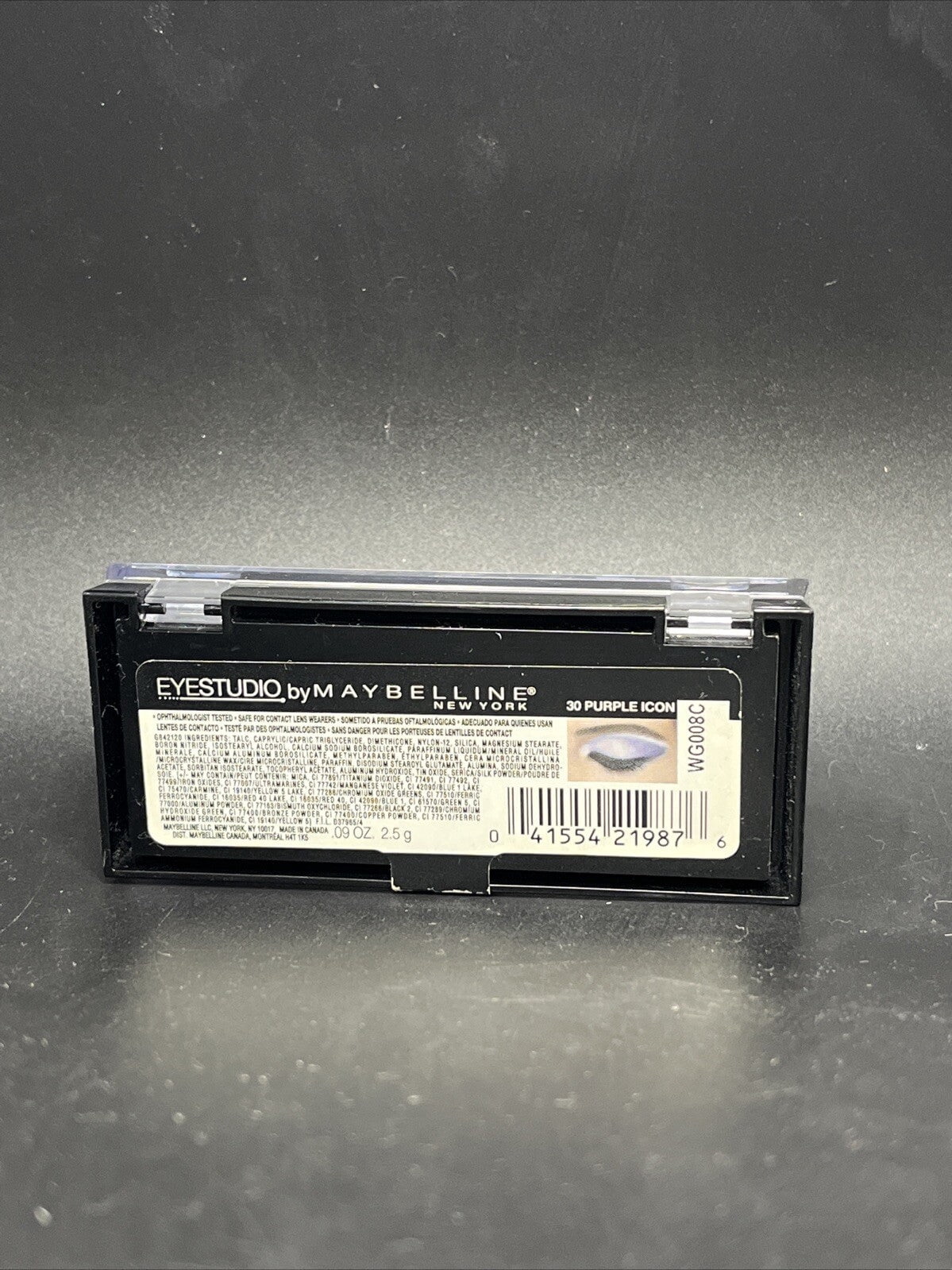Maybelline EyeStudio Color Plush Silk Eye Shadow Quad Palette, Purple Icon