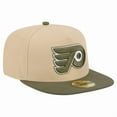 thumbnail image 3 of Men's New Era  Tan/Olive Philadelphia Flyers Color Pack Two-Tone 59FIFTY A-Frame Fitted Hat, 3 of 5