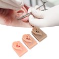 thumbnail image 4 of Modèle d'Oreille Simulé, Silicone 3Pcs Doux Réutilisable Modèle d'Oreille pour Boucles d'Oreilles Affichage, 4 of 8