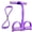 #Purple, variant on Multifunctional Foot Pedal Resistance Assistance, 6-Tube Resistance Band with Handles, Full Body Training Rope for Home Workouts
