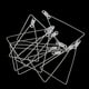 thumbnail image 3 of 10 Aretes de Aro de Triangular Desmontables en Cuelgan Los Hallazgos de Del Colgante, 3 of 8