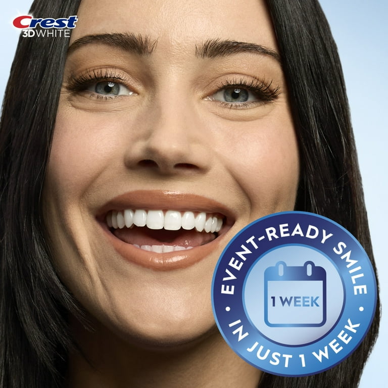 Crest 3D Whitestrips Enamel Safe Teeth Whitening Kit, 7