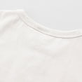 thumbnail image 5 of Girl Boy Short Sleeve Tops New Toddler Kids Girls Fashion Cute Solid Color Breathable Soft Short Sleeve Tops Style B-51 White 2 Years, 5 of 9