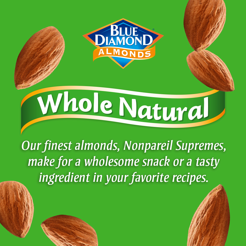 Blue Diamond Almonds, Whole Natural Raw Almonds, 14 oz - image 4 of 7