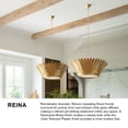 thumbnail image 6 of 47694DA Hinkley Lighting Reina - 15W 3 LED Medium Tapered Chandelier-12 Inch Tall and 25.5 Inch Wide-Distressed Brass Finish, 6 of 11