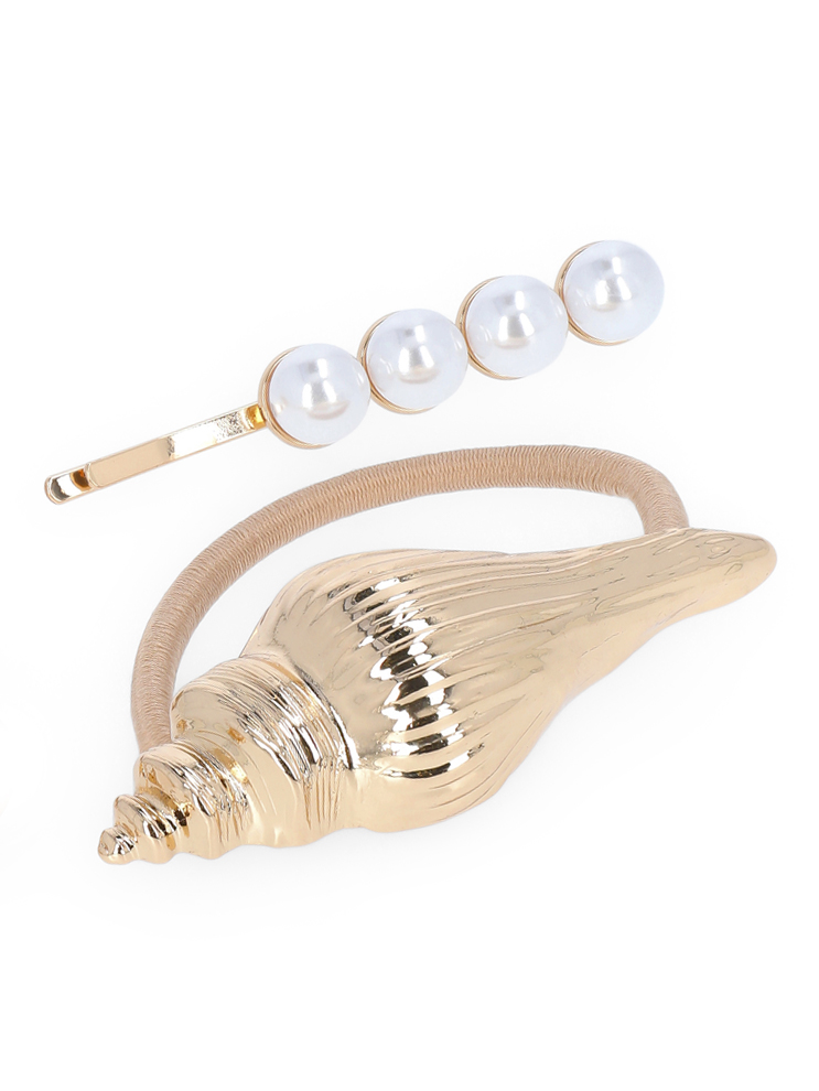 Time and Tru Women's Hair Clips and Hair Cuff Set, 5-Piece