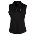 thumbnail image 2 of Women's Cutter & Buck  Black Birmingham Barons Forge DryTec Stretch Sleeveless Polo, 2 of 3