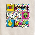 thumbnail image 3 of Instant Message - Throwback Pattern Grid - Toddler & Youth Crewneck Fleece Sweatshirt, 3 of 6