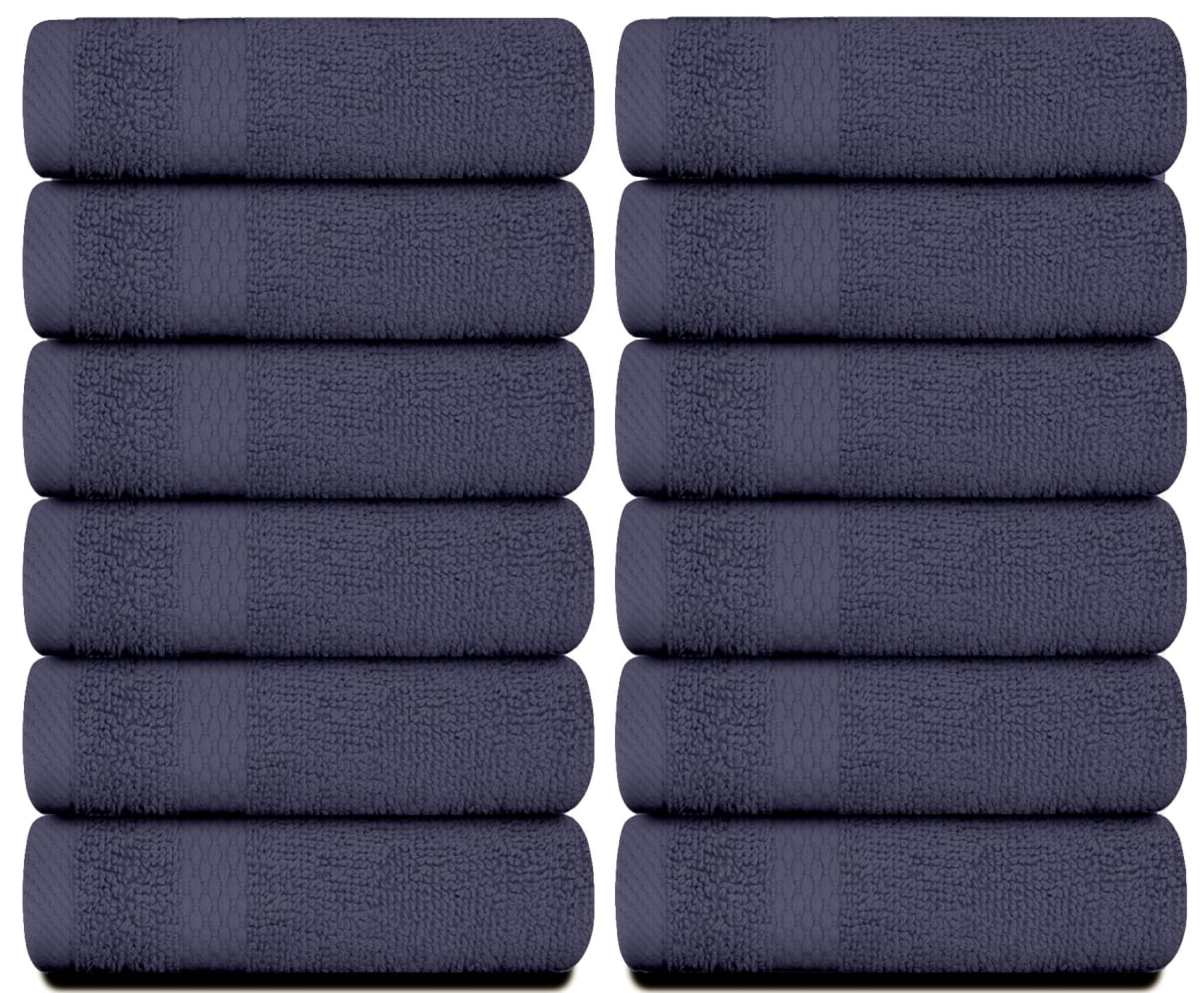 Brand – Pinzon Organic Cotton Bathroom Washcloths, Set of 12, Spa  Blue