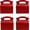 Dark Red (Pack of 30), variant on Party Favor Treat Boxes, Goodie Boxes, Gable Paper Gift Boxes with Handles. Perfect for Birthday, Baby Shower and Any Fun Party Decoration Supplies.Different colors to choose from