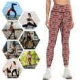 thumbnail image 4 of Clog Instruct BLK Leggings Fitness's gym clothes gym clothing sports woman gym sporty woman push up Womens Leggings, 4 of 6
