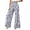 Blue, variant on Levmjia Women's Pants High Waisted Wide Leg Pants with Geometric Print Casual Loose Fit Trousers for Women Summer Beach Vacation Daily Wear