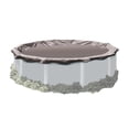 thumbnail image 1 of Swimline SD1625OV 16x25 Foot Winter Oval Above Ground Swimming Pool Cover, Blue, 1 of 3