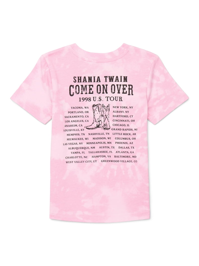 Shania Twain Toddler Girls Music Tour Graphic Tee, Sizes 12M-5T