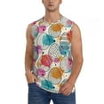 thumbnail image 2 of Picia Easter Egg mens Cotton Tank Undershirts , Moisture-wicking Ribbed Tanks, Lightweight Cotton Tank Undershirts-Small, 2 of 8