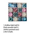 thumbnail image 2 of 42Pcs Christmas Ball Pendant Christmas Tree Electroplating Gold Powder Decoration Ball, 2 of 9