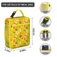 thumbnail image 3 of Hedgehog Insulated Lunch Bag Box Women Reusable Lunch Bag with Water Bottle Holder Lunch Tote Portable Bag Picnic Travel, 3 of 6