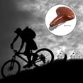 thumbnail image 4 of Almencla Selle de Vélo Rétro en Cuir PU, Siège de Printemps Confortable, Nouveau Brun Foncé, 4 of 8