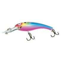Cotton Cordell Suspended Wally Diver Fishing Lure Hard bait Fire Face Clown 3 1/8 in 1/2 oz