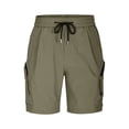 thumbnail image 3 of Fiudx Pantalone Cortos para Hombre, Transpirables, Informales, con Cintura Elástica, para Senderismo y Viajes, para Un Estilo de Vida Activo y con Tejido Suave., 3 of 6