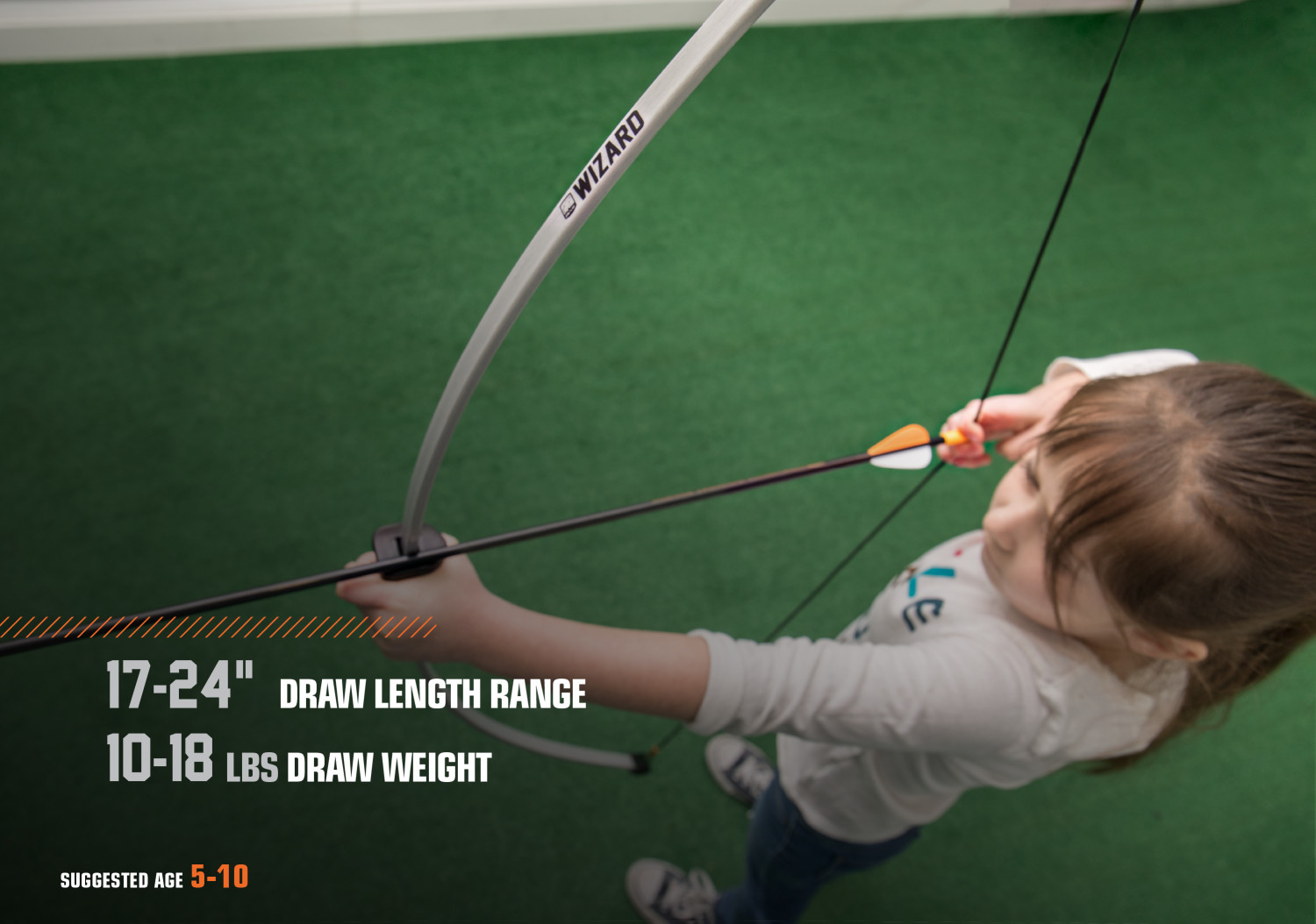 Bear Archery Wizard Youth Bow Set for Ages 5 to 10