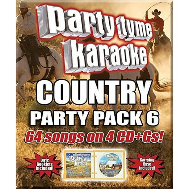 Various Artists Party Tyme Karaoke Country Party Pack 6 CD
