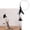 Black, variant on Pet Robot Game Interactive Feather Cat Toy One Cat Stick One Kitten Wand with Suction Cup Indoor Play Practice,Black
