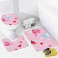thumbnail image 2 of GZHJMY Bathroom Mat set of 3,3 Pieces Bath Mats Set for Bathroom, Vintage Style Non-Slip Washable Cover Floor Rug Decorations for Kitchen Bathroom Bedroom, 2 of 6