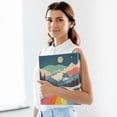 thumbnail image 6 of FORMRS 3 Ring Binder with Pockets 1.5" D-Rings Clip Board 200 Sheets Capacity, Colorful Road at Night, 6 of 8