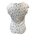 thumbnail image 3 of Blusa Simply Basic Talla M Flores Blanco, 3 of 4
