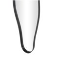thumbnail image 5 of CosmoLiving by Cosmopolitan 12" x 59" Black Slim Wavy Abstract Wall Mirror, 5 of 14