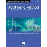 Pre-Owned Hal Leonard Adult Piano Method - Book 1 (Book/Online Audio) (Paperback 9780634066269) by Fred Kern, Barbara Kreader, Phillip Keveren