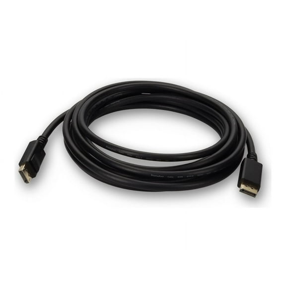 AddOn 15ft DisplayPort Male 1.4 to DisplayPort 1.4 Male Black Adapter Cable