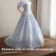 thumbnail image 2 of predolo Vestido para Muñeca de 30 Cm Mezcla y Combina Vestido con Mangas Abullonadas para Muñeca Estampado Floral Juguete Infantil para Niñas, 2 of 5