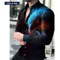 thumbnail image 4 of Camisa Casual De Manga Larga Con Estampado Animal, 4 of 6