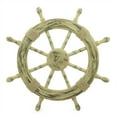 thumbnail image 3 of Nagina International Nautical Rusticn Brown Antique Ship Wheel | Beautiful Wall Decor Sculpture (12 Inches), 3 of 6