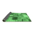 thumbnail image 2 of Ahgly Company Indoor Rectangle Patchwork Emerald Green Transitional Area Rugs, 8' x 12', 2 of 4