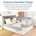 Bed Rail for Toddlers 59in Infants Safety Bed Guardrail, Vertical