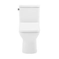 thumbnail image 2 of Carre One-Piece Square Toilet Left Side Flush Handle Toilet 1.28 gpf, 2 of 12