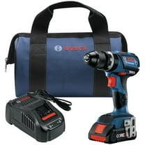 Restored Bosch GSB18V-535CB15-RT 18V Lithium-Ion Brushless 1/2 in. Cordless Hammer Drill Driver Kit (4 Ah) (Refurbished)