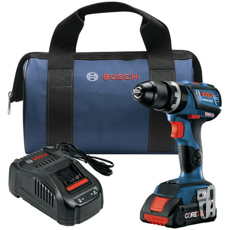 

Restored Bosch GSB18V-535CB15-RT 18V Lithium-Ion Brushless 1/2 in. Cordless Hammer Drill Driver Kit (4 Ah) (Refurbished)